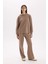 Wide Leg Geniş Bol Paça Beli Lastikli Bağcıklı Basic Düz Cepli Pantolon E1998AX24WN 2