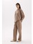 Wide Leg Geniş Bol Paça Beli Lastikli Bağcıklı Basic Düz Cepli Pantolon E1998AX24WN 3