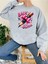 24 Kasım Öğretmenler Günü Baskılı Bisiklet Yaka Oversize Gri Sweatshirt 1