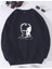 10 Kasım Atatürk Baskılı Bisiklet Yaka Oversize Siyah Beyaz Sweatshirt 1