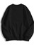 10 Kasım Atatürk Baskılı Bisiklet Yaka Oversize Siyah Beyaz Sweatshirt 3