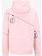 Açık Pembe Kadın Kapüşon Yaka Relaxed Fit Baskılı Sweatshirt D4WL-SWT3001 2