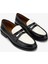 Kadın Siyah/bej Loafer Ayakkabı 1058 01 Bn Ayk SK24-25 Sıyah/bej 2