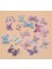 21 Pcs Kelebek Saç Klipleri Kadınlar Için Küçük Saç Klipleri Glitter Sabit Saç Klipleri Kawaii Kelebek Taç Düğün Okula Dönüş Saç Aksesuarları Hediyeler (Çok Renkli-21 Adet) (Yurt Dışından) 1
