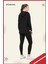 Kadın Eşofman Takım Siyah/kırmızı Spor Tunik & Toparlayıcı Tayt Dalgıç Kumaş Sports And Casual 13060 2