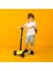 Lisanslı L5 Katlanabilir Işıklı 3 Tekerlekli Çocuk Scooter Sarı 7