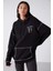 Pıa Relaxed Oversize Fit Siyah Sweatshirt 3