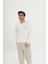 Unisex Pamuklu Içi Polarlı Bisiklet Yaka Sweatshirt 3
