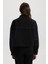 Kadın Marla Black Oversize Geniş Kesim Jean Ceket 3