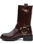 Fuar HK24K.256-8803C Kadın Klasik Bot Bordo 3