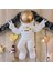 Astronot Duvar Dekor Biblo Beyaz Gold 2