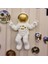 Astronot Duvar Dekor Biblo Beyaz Gold 4