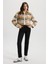 Kadın Gabriel Carbon Black Straight Fit Jean Pantolon 1
