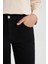 Kadın Gabriel Carbon Black Straight Fit Jean Pantolon 3
