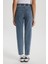 Kadın Norah Dark Blue Beli Lastikli Yırtıklı Jean Pantolon 4