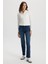 Kadın Gabriel Blue Black Straight Fit Jean Pantolon (Lyocell)™ 1