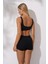 Şortlu Toparlayıcı Bra Bikini Takım Siyah 241247 2