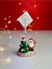 Yılbaşı Noel Baba ve Çam Ağacı Tasarımlı Sevimli Not Fotoğraf Tutacağı Yeni Yıl Dekoru 1