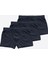 Erkek Çocuk Füme 3 Lü Paket Pamuk Elastan Boxer 209 3M209 1