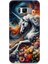 Samsung Galaxy S8 Edge Uyumlu Renkli At Desenli Silikon Kılıf 1