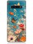 Samsung Galaxy S10 Uyumlu Çiçekli Kelebekler Desenli Silikon Kılıf 1