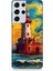 Samsung Galaxy S21 Ultra Uyumlu Renkli Fener Desenli Silikon Kılıf 1