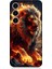 Samsung Galaxy S23 Uyumlu Alev Aslanı Desenli Silikon Kılıf 1