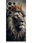 Samsung Galaxy S24 Ultra Uyumlu Taçlı Aslan 3 Desenli Silikon Kılıf 1