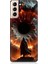 Samsung Galaxy S21 Plus Uyumlu Ateş Çemberi Desenli Silikon Kılıf 1