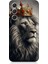 Samsung Galaxy S23 Fe Uyumlu Taçlı Aslan 3 Desenli Silikon Kılıf 1