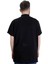 Mode Xl Büyük Beden Erkek T-Shirt Hakim Yaka Md Logo 22326 Siyah 4