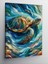 Kanvas Tablo Dalgalarla Kaplı Deniz Kaplumbağası 1