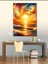 Kanvas Tablo Gökkuşağı Güneş Manzarası 2