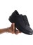 SLW151 Boost Bağcıklı Cilt Erkek Günlük Sneaker Ayakkabı ST Siyah 4