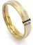 Çelik Yüzük Alyans Altın Kaplama YZK-224 4
