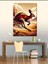 Kanvas Tablo Koşan Kırmızı Kanguru 2