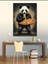 Kanvas Tablo Pizza Tutan Panda 2