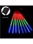 Rgb Güneş Enerjili 8tüplü Bahçe-Noel Ağacı-Yılbaşı Dekor Süsleme Peri Meteor Işıkları Dış Mekan LED 1