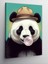 Kanvas Tablo Sakız Çiğneyen Panda 1