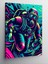 Kanvas Tablo Neon Astronot 1