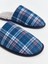 Steps Baskılı Ekose Desenli Erkek Ev Terliği 4