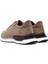 Erkek Bej Bağcıklı Nubuk Deri Sneaker 24WFD6712V3 5