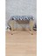 Tedy Kumaşlı 60 cm x 38 cm Gold Telli Ayak Oturak 1