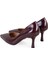 Liberty Bordo Kadın Deri Stiletto 5