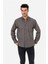 ERKEK COMFORT FIT UZUN KOL TEK CEPLİ FLANEL GÖMLEK HUN LS KAHVE-BEYAZ B01.242.529 2