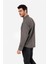 ERKEK COMFORT FIT UZUN KOL TEK CEPLİ FLANEL GÖMLEK HUN LS KAHVE-BEYAZ B01.242.529 4