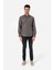 ERKEK COMFORT FIT UZUN KOL TEK CEPLİ FLANEL GÖMLEK HUN LS KAHVE-BEYAZ B01.242.529 5