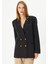 Kadın Düğmeli Oversize Blazer Ceket 2025-T0103 1