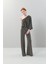 Lurex Örme Karışımlı Tek Omuz Bluz Standart Renk K2513059_089 3