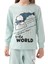 Snoopy Kız Çocuk Yeşil Pijama Takımı 1613 4